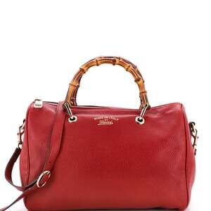 Gucci Bamboo Shopper Boston Bag Leather #236965G95B